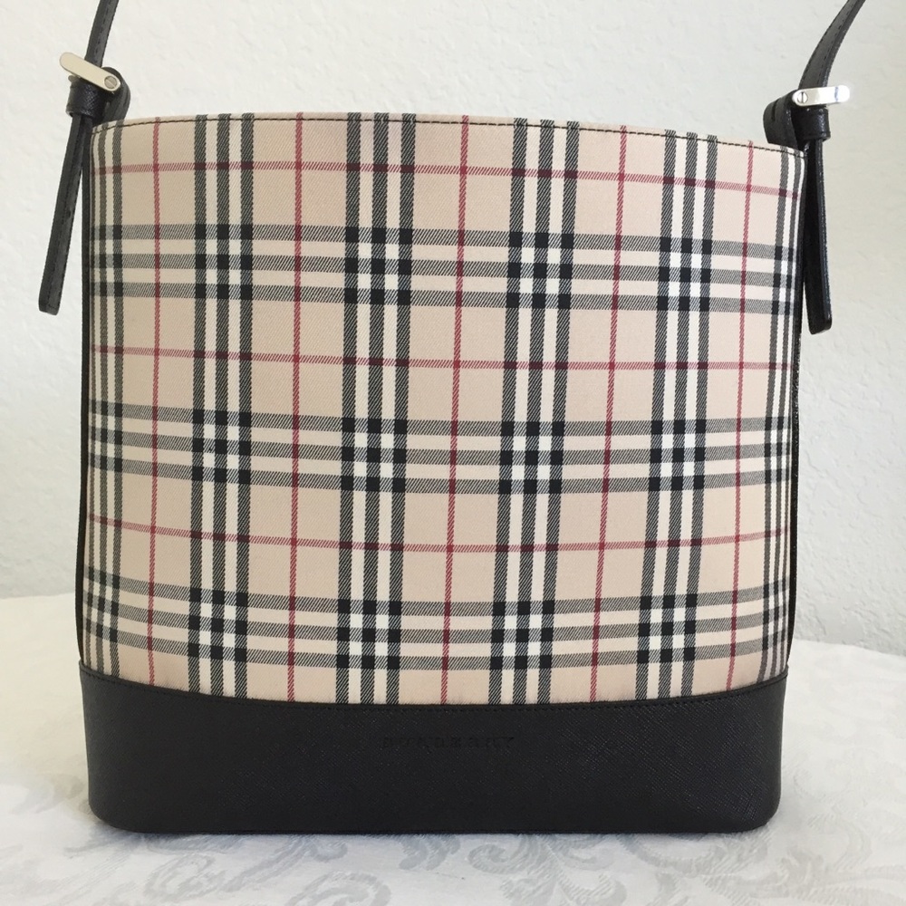 Burberry check tote
